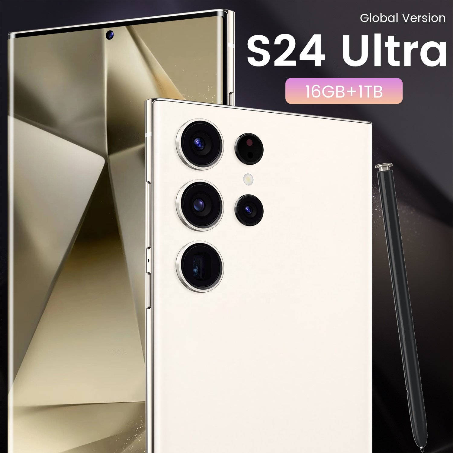 S24 Ultra 16GB+1TB 7.3inch Unlocked dual card High quality 5G Smartphone Android 13 Deca Core Mobile phones